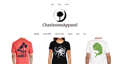 Desktop Screenshot of charlestonapparel.com