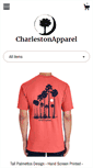 Mobile Screenshot of charlestonapparel.com